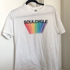 SoulCycle Soul PRIDE white tee